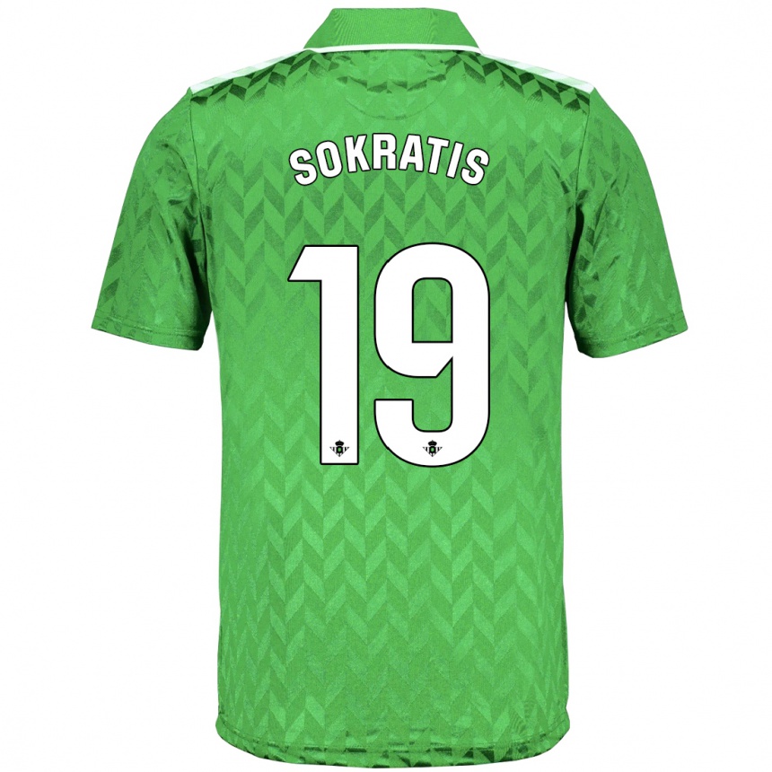 Vaikiškas Sokratis Papastathopoulos #19 Žalias Išvykos Marškinėliai 2023/24 T-Shirt