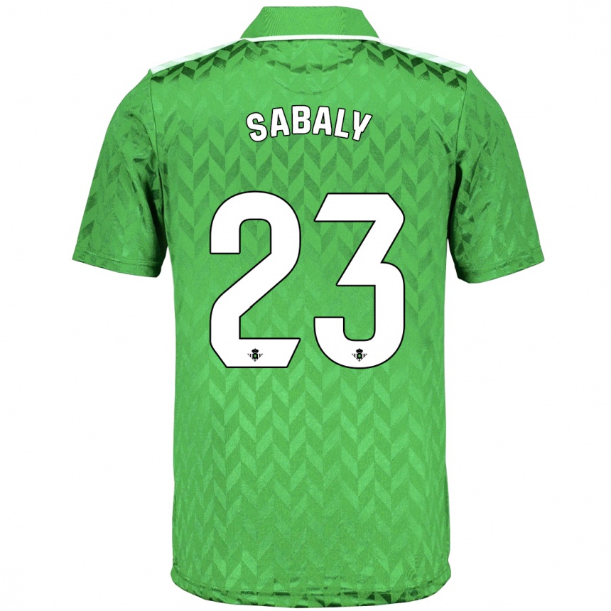 Vaikiškas Youssouf Sabaly #23 Žalias Išvykos Marškinėliai 2023/24 T-Shirt