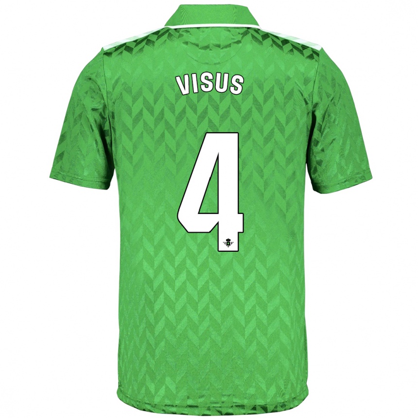 Vaikiškas Ricardo Visus #4 Žalias Išvykos Marškinėliai 2023/24 T-Shirt