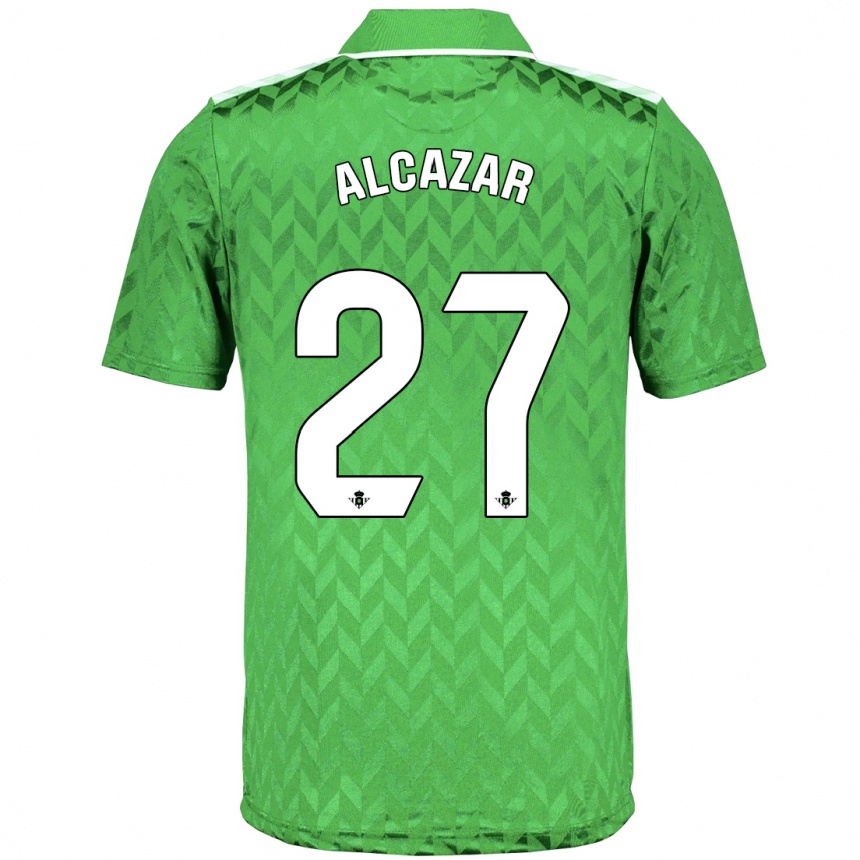 Vaikiškas Lucas Alcázar #27 Žalias Išvykos Marškinėliai 2023/24 T-Shirt