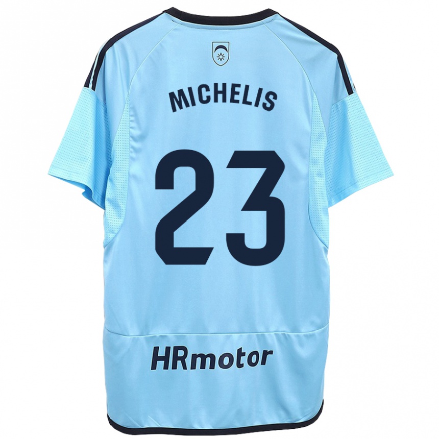 Vaikiškas Nikolaos Michelis #23 Mėlyna Išvykos Marškinėliai 2023/24 T-Shirt