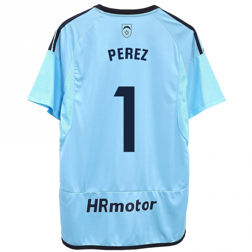 Vaikiškas Silvia Pérez Fernández De Romarategui #1 Mėlyna Išvykos Marškinėliai 2023/24 T-Shirt