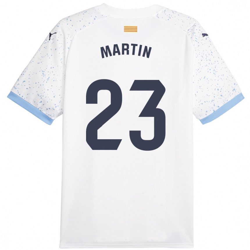 Vaikiškas Iván Martín #23 Baltas Išvykos Marškinėliai 2023/24 T-Shirt