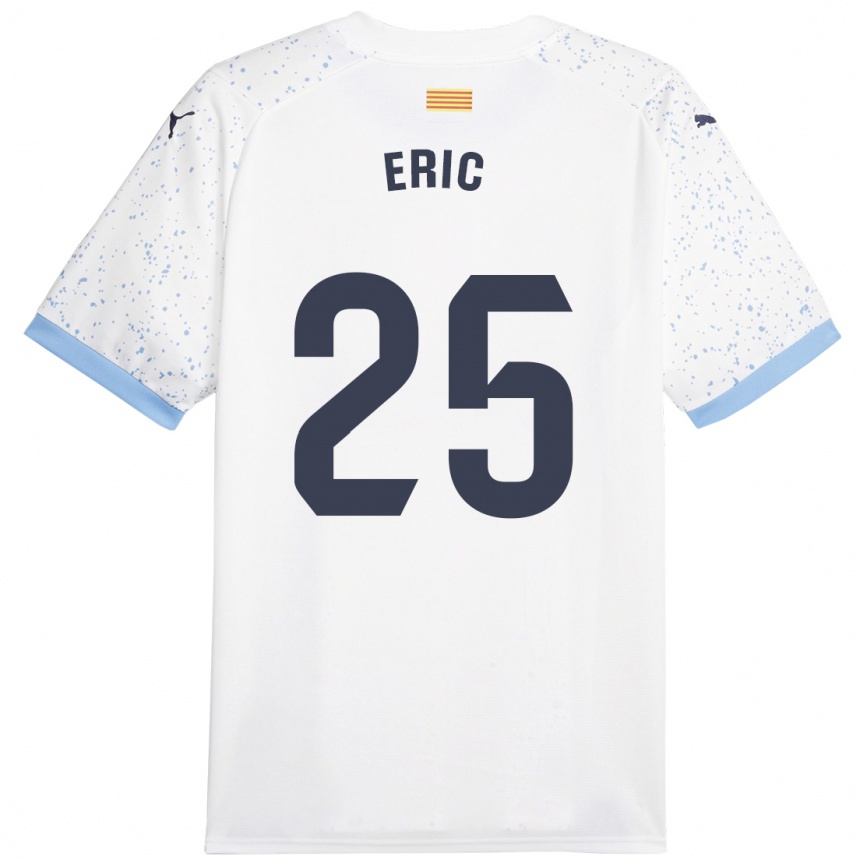 Vaikiškas Eric Garcia #25 Baltas Išvykos Marškinėliai 2023/24 T-Shirt