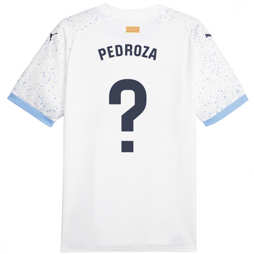 Vaikiškas Gerardo Pedroza #0 Baltas Išvykos Marškinėliai 2023/24 T-Shirt