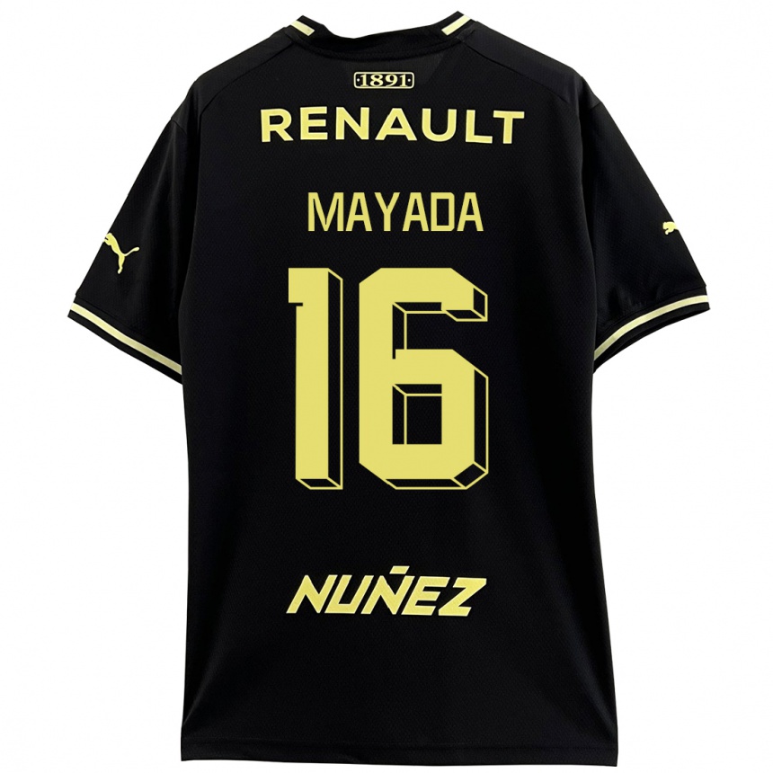 Vaikiškas Camilo Mayada #16 Juoda Išvykos Marškinėliai 2023/24 T-Shirt