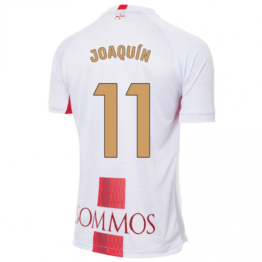Vaikiškas Joaquin Munoz #11 Baltas Išvykos Marškinėliai 2023/24 T-Shirt