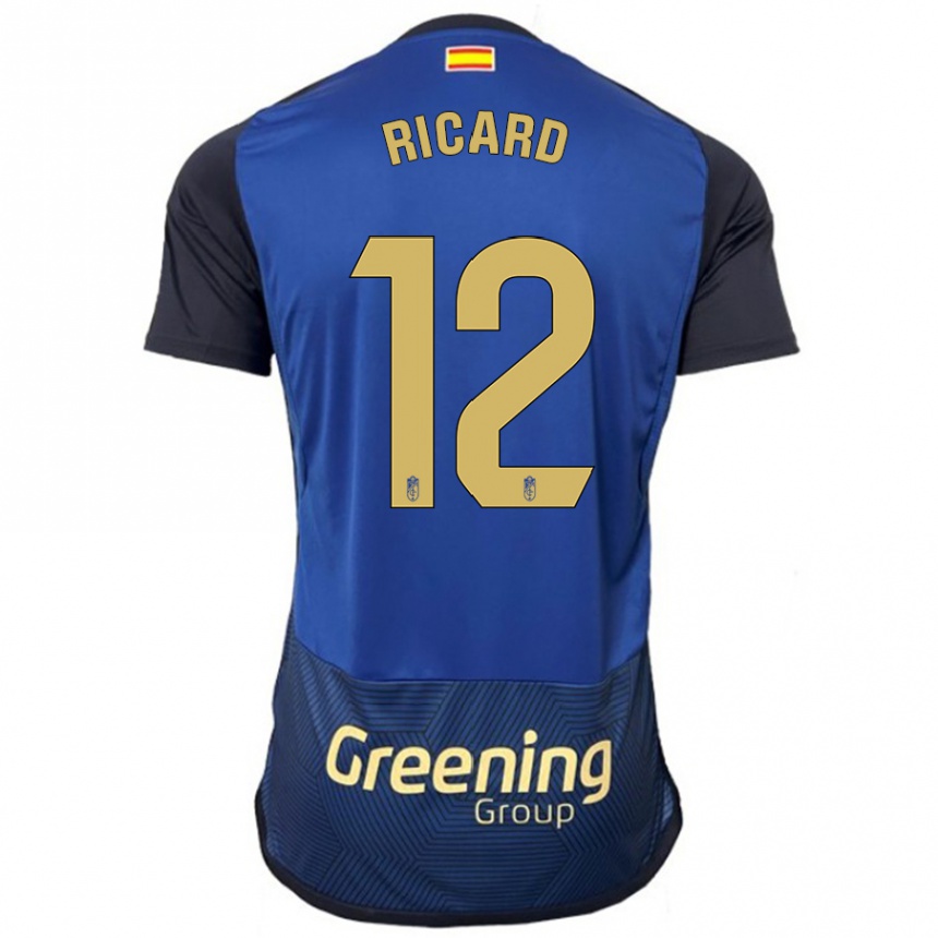 Vaikiškas Ricard Sanchez #12 Karinis Jūrų Laivynas Išvykos Marškinėliai 2023/24 T-Shirt
