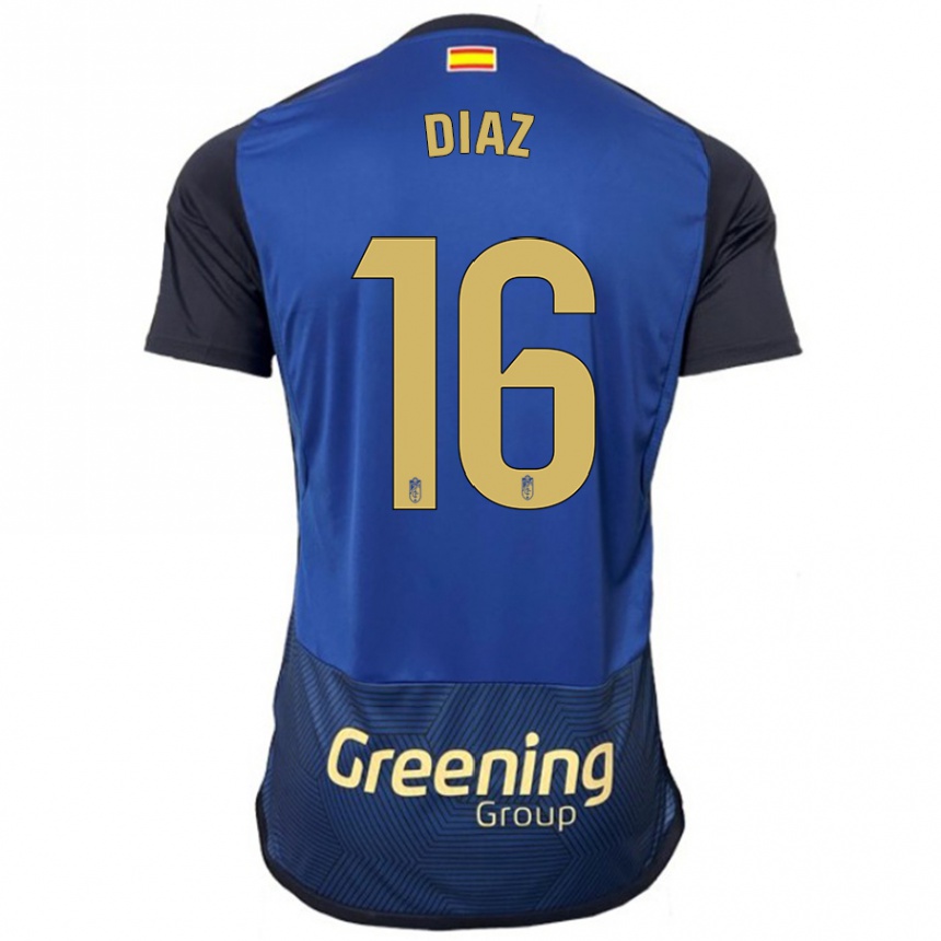 Vaikiškas Víctor Díaz #16 Karinis Jūrų Laivynas Išvykos Marškinėliai 2023/24 T-Shirt