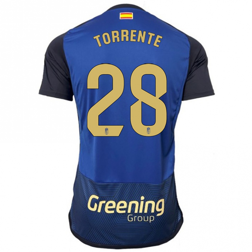 Vaikiškas Raúl Torrente #28 Karinis Jūrų Laivynas Išvykos Marškinėliai 2023/24 T-Shirt