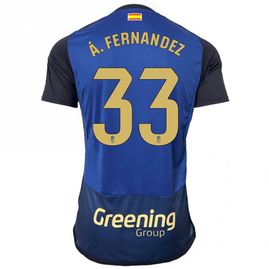 Vaikiškas Álvaro Fernández #33 Karinis Jūrų Laivynas Išvykos Marškinėliai 2023/24 T-Shirt