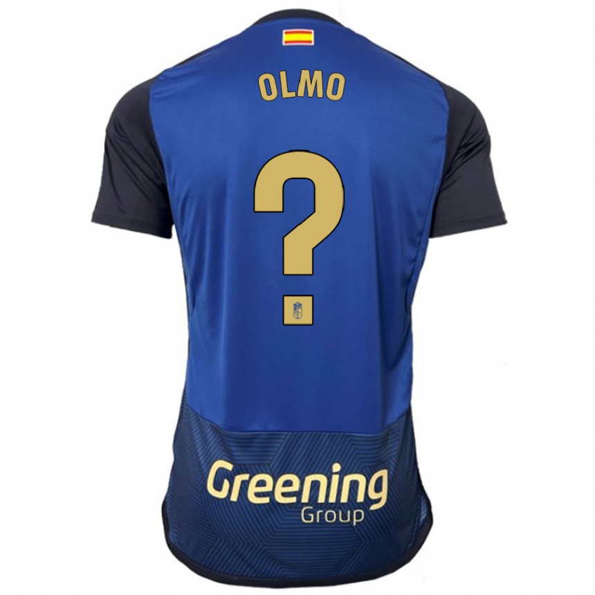 Vaikiškas Ismael Olmo #0 Karinis Jūrų Laivynas Išvykos Marškinėliai 2023/24 T-Shirt