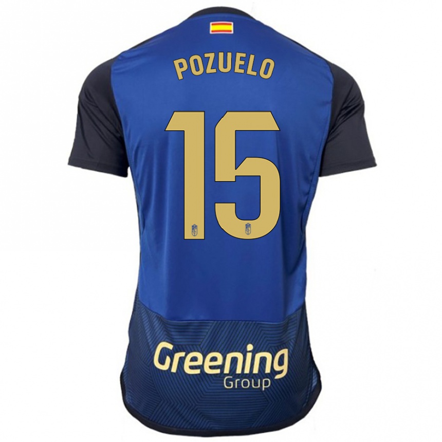 Vaikiškas Esther Martín-Pozuelo #15 Karinis Jūrų Laivynas Išvykos Marškinėliai 2023/24 T-Shirt