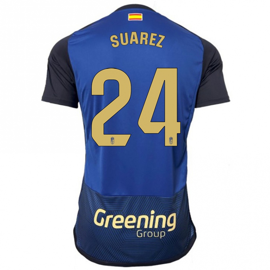 Vaikiškas Carlota Suárez #24 Karinis Jūrų Laivynas Išvykos Marškinėliai 2023/24 T-Shirt