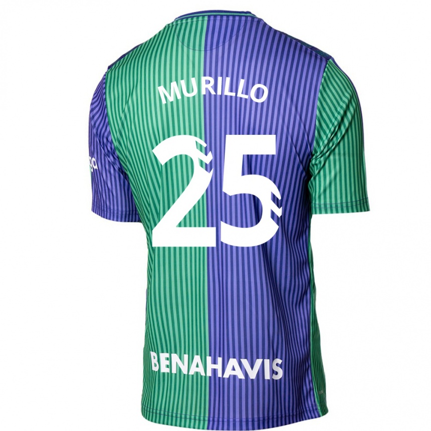 Vaikiškas Diego Murillo #25 Žalia Mėlyna Išvykos Marškinėliai 2023/24 T-Shirt