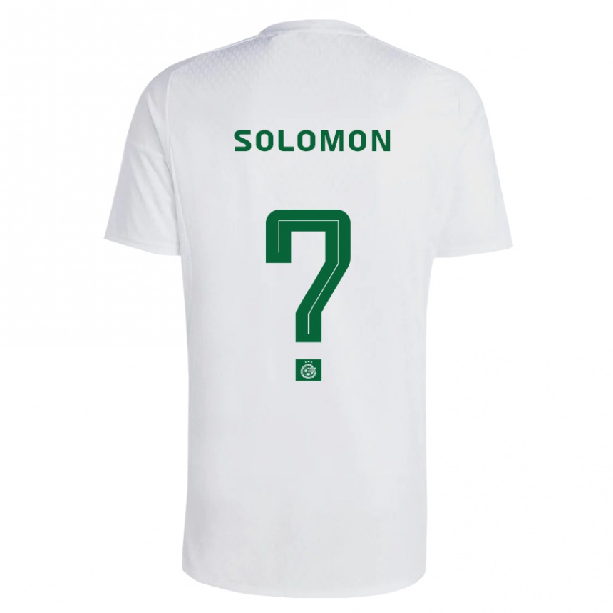 Vaikiškas Itay Solomon #0 Žalia Mėlyna Išvykos Marškinėliai 2023/24 T-Shirt