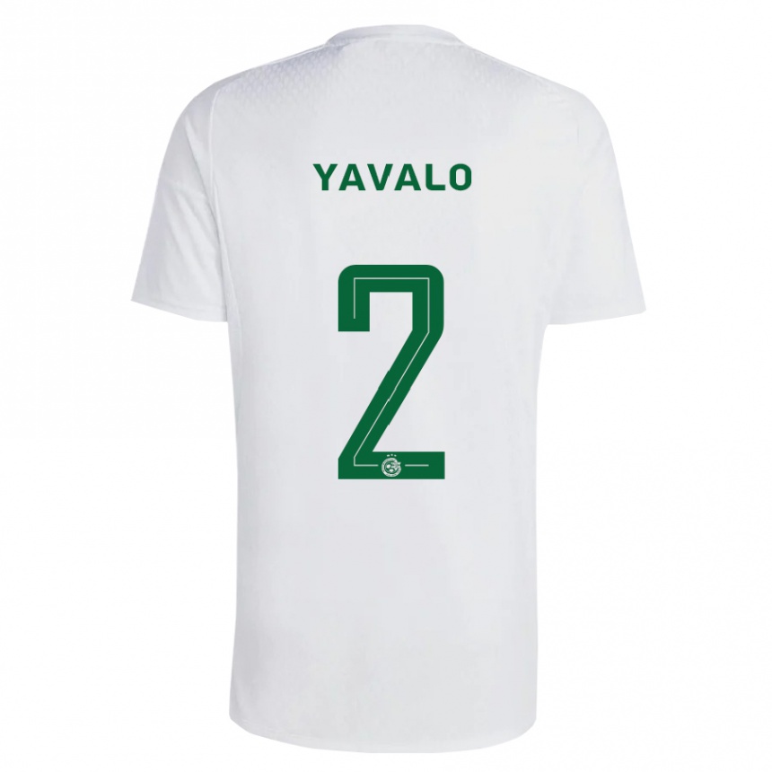 Vaikiškas Gatachao Yavalo #2 Žalia Mėlyna Išvykos Marškinėliai 2023/24 T-Shirt