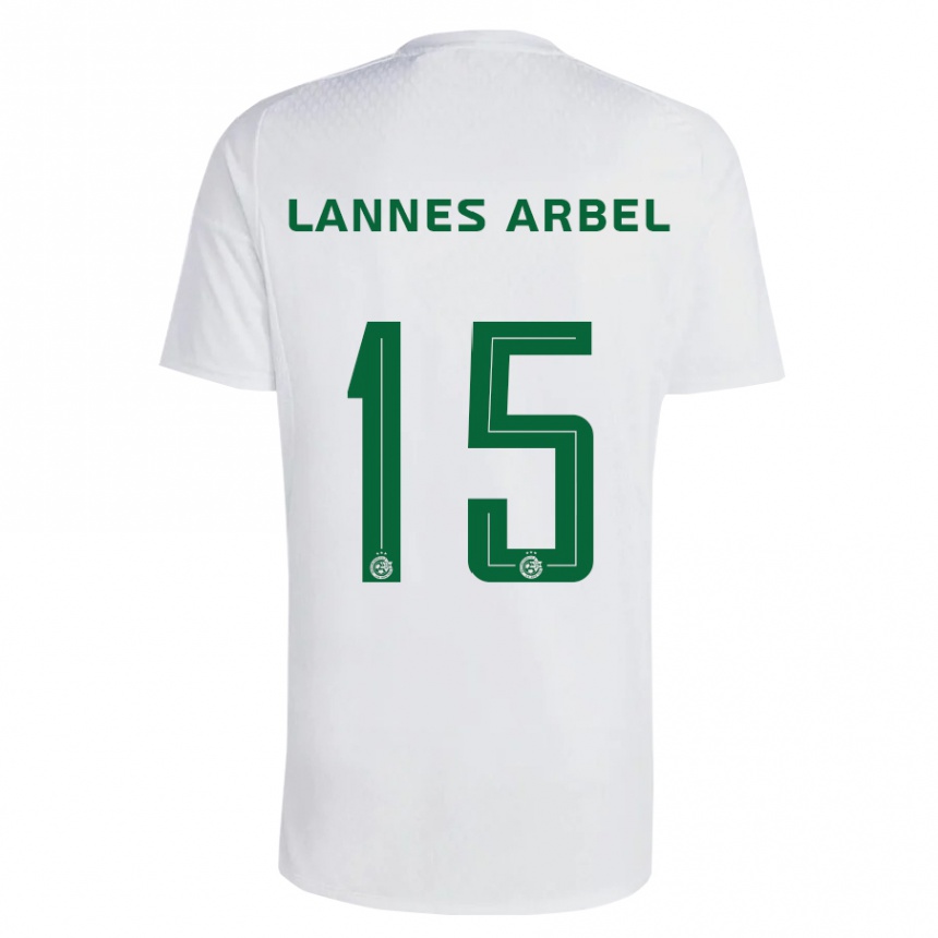 Vaikiškas Tomer Lannes Arbel #15 Žalia Mėlyna Išvykos Marškinėliai 2023/24 T-Shirt