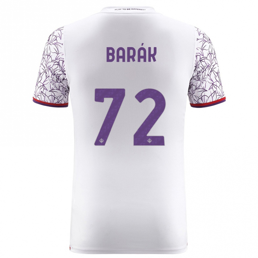 Vaikiškas Antonin Barak #72 Baltas Išvykos Marškinėliai 2023/24 T-Shirt