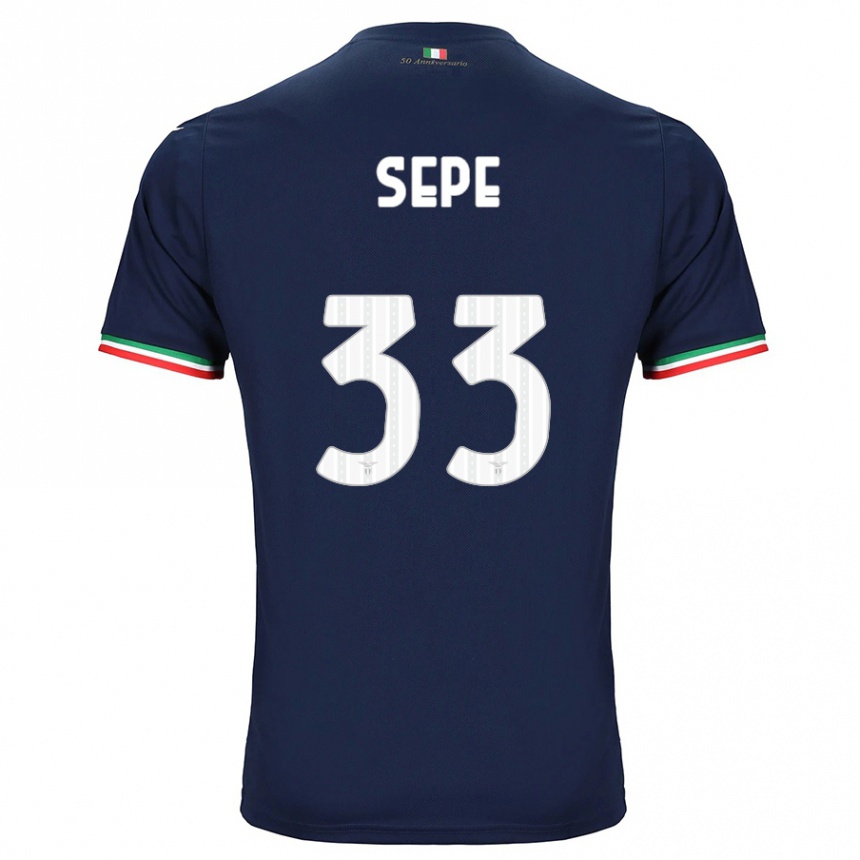 Vaikiškas Luigi Sepe #33 Karinis Jūrų Laivynas Išvykos Marškinėliai 2023/24 T-Shirt