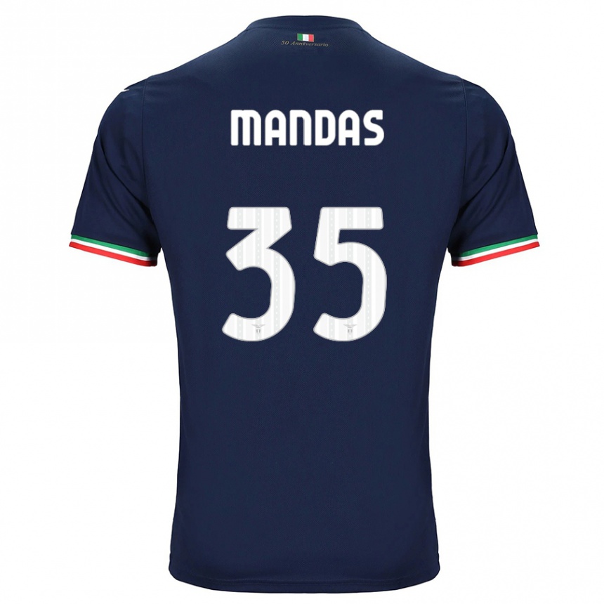 Vaikiškas Christos Mandas #35 Karinis Jūrų Laivynas Išvykos Marškinėliai 2023/24 T-Shirt