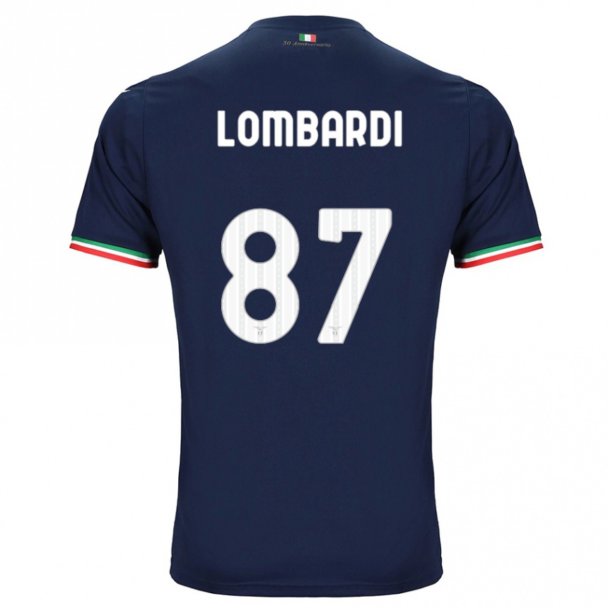 Vaikiškas Cristiano Lombardi #87 Karinis Jūrų Laivynas Išvykos Marškinėliai 2023/24 T-Shirt