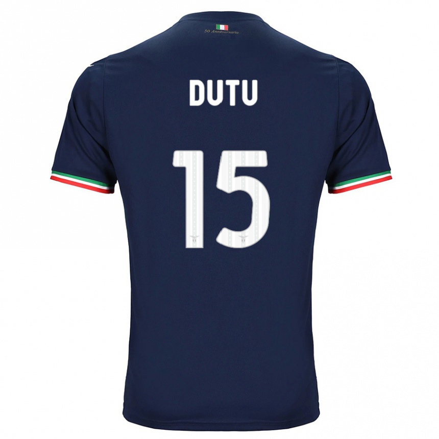 Vaikiškas Matteo Dutu #15 Karinis Jūrų Laivynas Išvykos Marškinėliai 2023/24 T-Shirt