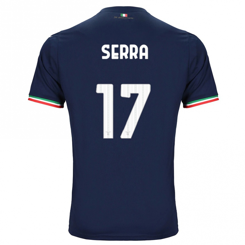 Vaikiškas Federico Serra #17 Karinis Jūrų Laivynas Išvykos Marškinėliai 2023/24 T-Shirt