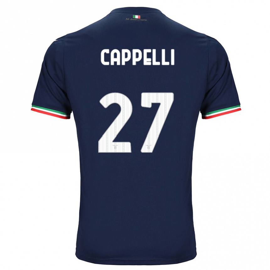 Vaikiškas Tommaso Cappelli #27 Karinis Jūrų Laivynas Išvykos Marškinėliai 2023/24 T-Shirt