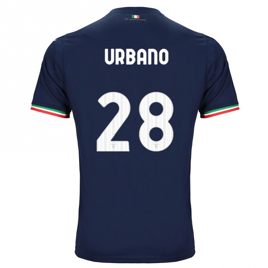 Vaikiškas Nicolò Urbano #28 Karinis Jūrų Laivynas Išvykos Marškinėliai 2023/24 T-Shirt