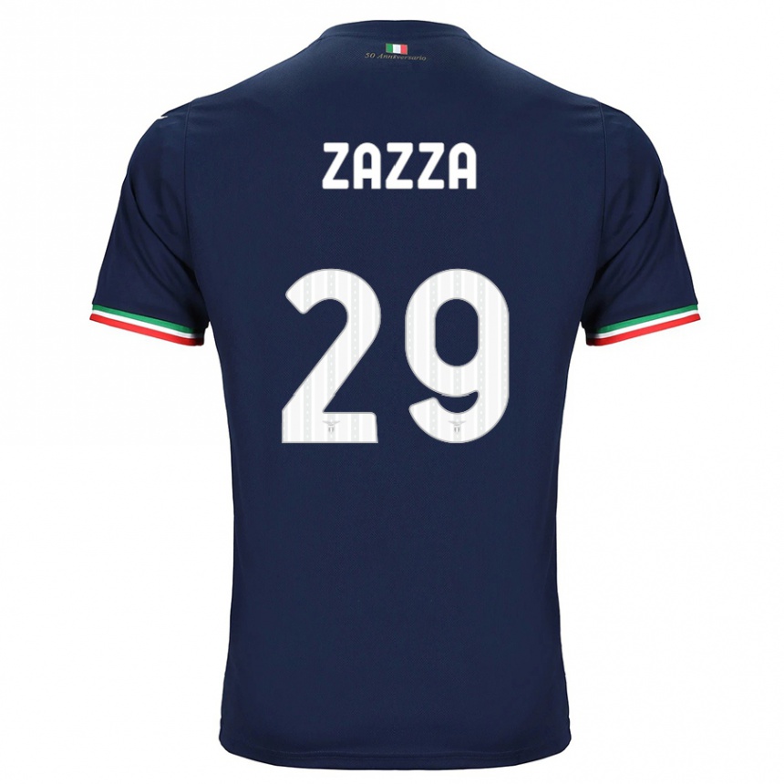 Vaikiškas Matteo Zazza #29 Karinis Jūrų Laivynas Išvykos Marškinėliai 2023/24 T-Shirt