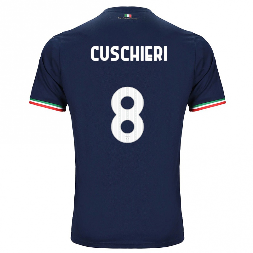 Vaikiškas Rachel Cuschieri #8 Karinis Jūrų Laivynas Išvykos Marškinėliai 2023/24 T-Shirt