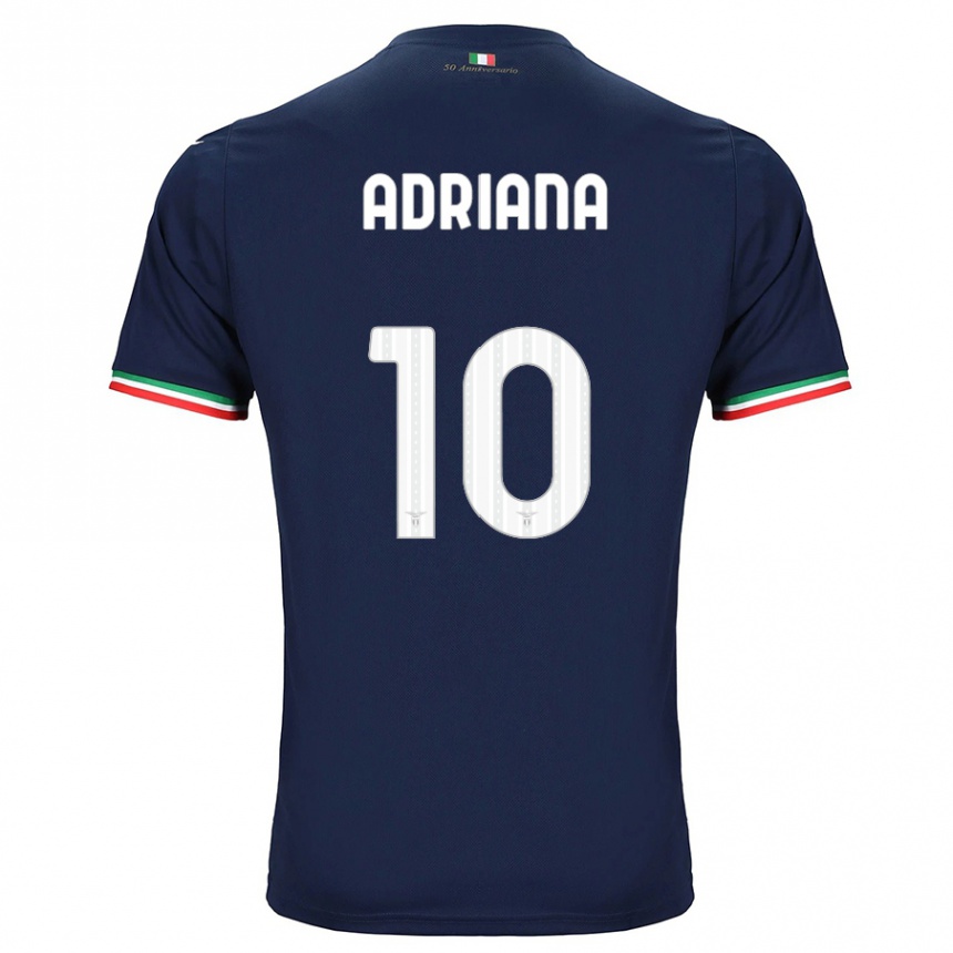 Vaikiškas Adriana Martín Santamaría #10 Karinis Jūrų Laivynas Išvykos Marškinėliai 2023/24 T-Shirt