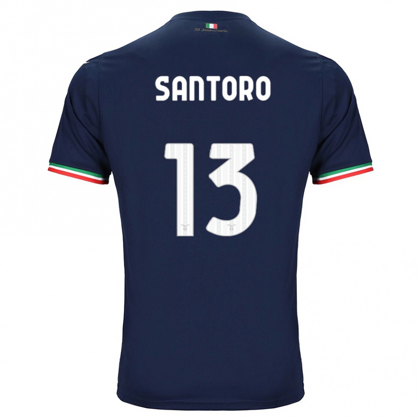 Vaikiškas Martina Santoro #13 Karinis Jūrų Laivynas Išvykos Marškinėliai 2023/24 T-Shirt