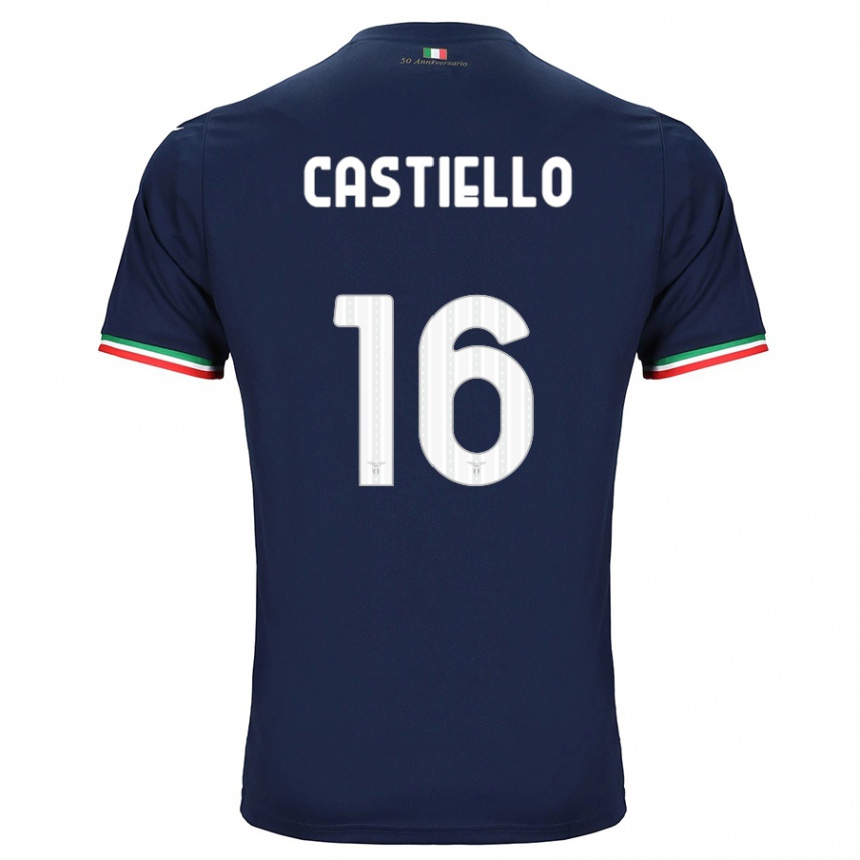 Vaikiškas Antonietta Castiello #16 Karinis Jūrų Laivynas Išvykos Marškinėliai 2023/24 T-Shirt