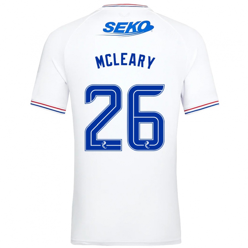 Vaikiškas Jodi Mcleary #26 Baltas Išvykos Marškinėliai 2023/24 T-Shirt