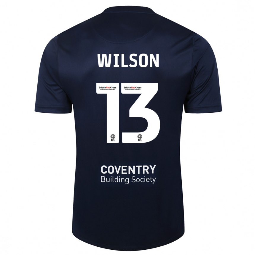 Vaikiškas Ben Wilson #13 Raudonasis Laivynas Išvykos Marškinėliai 2023/24 T-Shirt