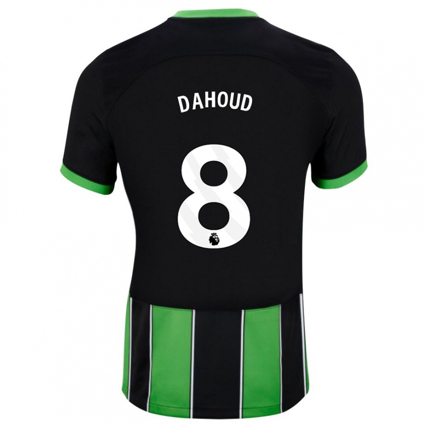 Vaikiškas Mahmoud Dahoud #8 Juoda Žalia Išvykos Marškinėliai 2023/24 T-Shirt