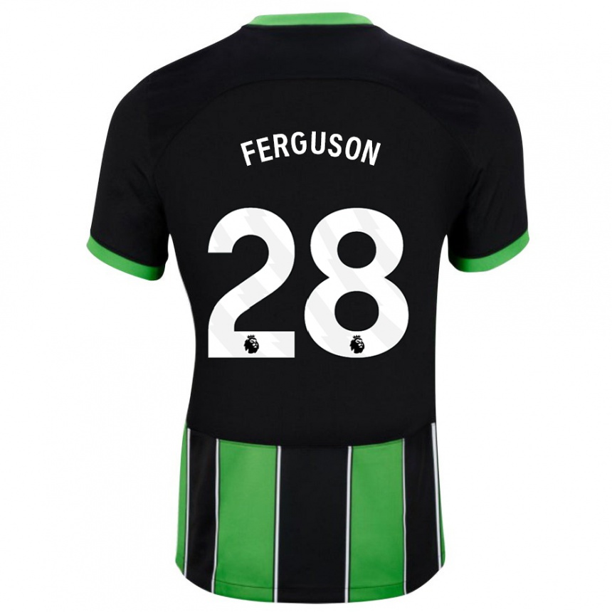 Vaikiškas Evan Ferguson #28 Juoda Žalia Išvykos Marškinėliai 2023/24 T-Shirt