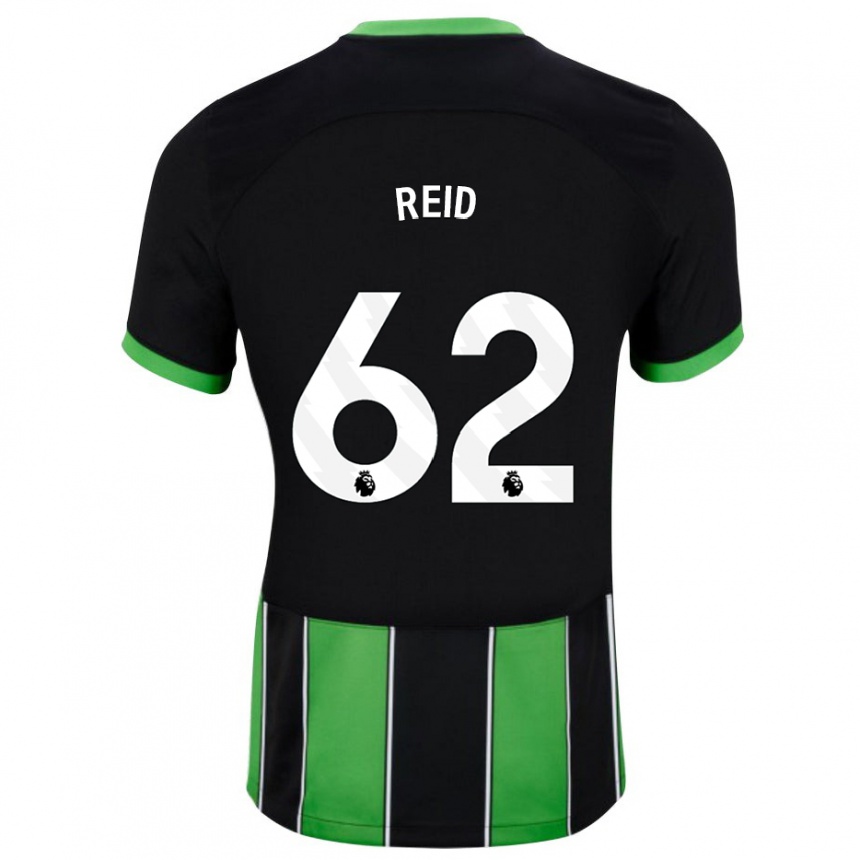 Vaikiškas Tommy Reid #62 Juoda Žalia Išvykos Marškinėliai 2023/24 T-Shirt