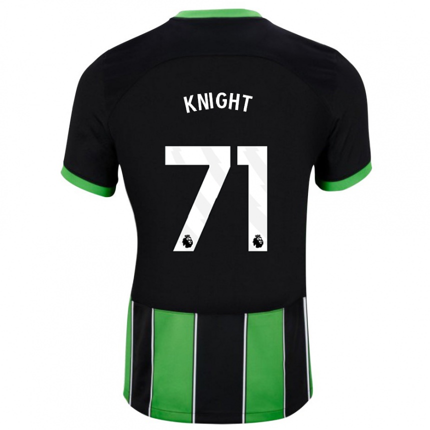 Vaikiškas Joe Knight #71 Juoda Žalia Išvykos Marškinėliai 2023/24 T-Shirt