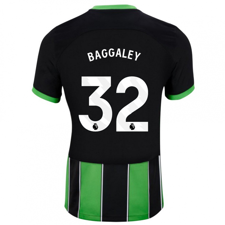 Vaikiškas Sophie Baggaley #32 Juoda Žalia Išvykos Marškinėliai 2023/24 T-Shirt