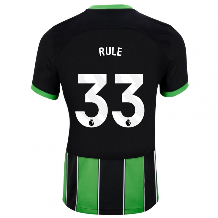 Vaikiškas Charlize Jayde Rule #33 Juoda Žalia Išvykos Marškinėliai 2023/24 T-Shirt