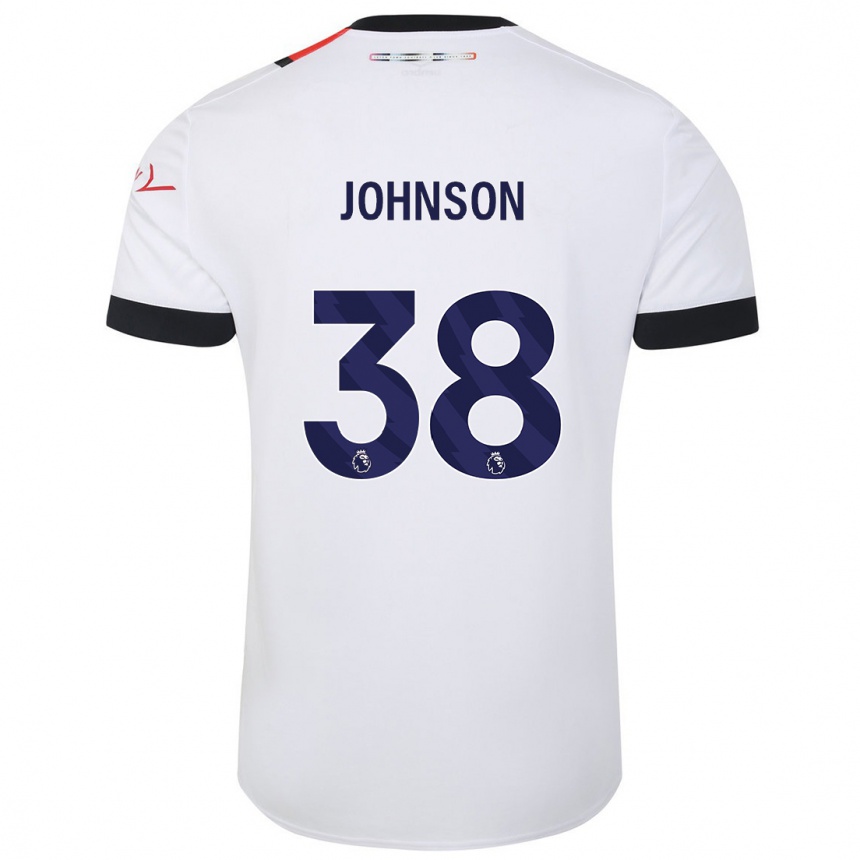 Vaikiškas Joe Johnson #38 Baltas Išvykos Marškinėliai 2023/24 T-Shirt