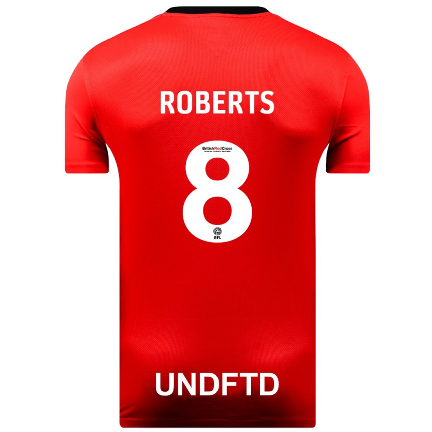 Vaikiškas Tyler Roberts #8 Raudona Išvykos Marškinėliai 2023/24 T-Shirt