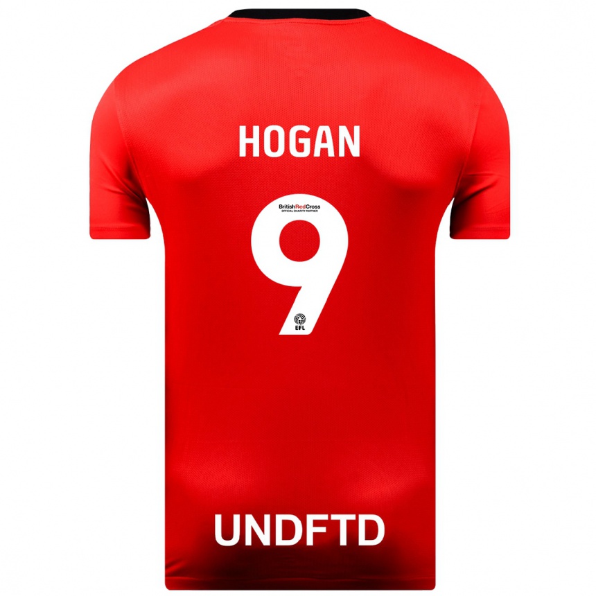 Vaikiškas Scott Hogan #9 Raudona Išvykos Marškinėliai 2023/24 T-Shirt