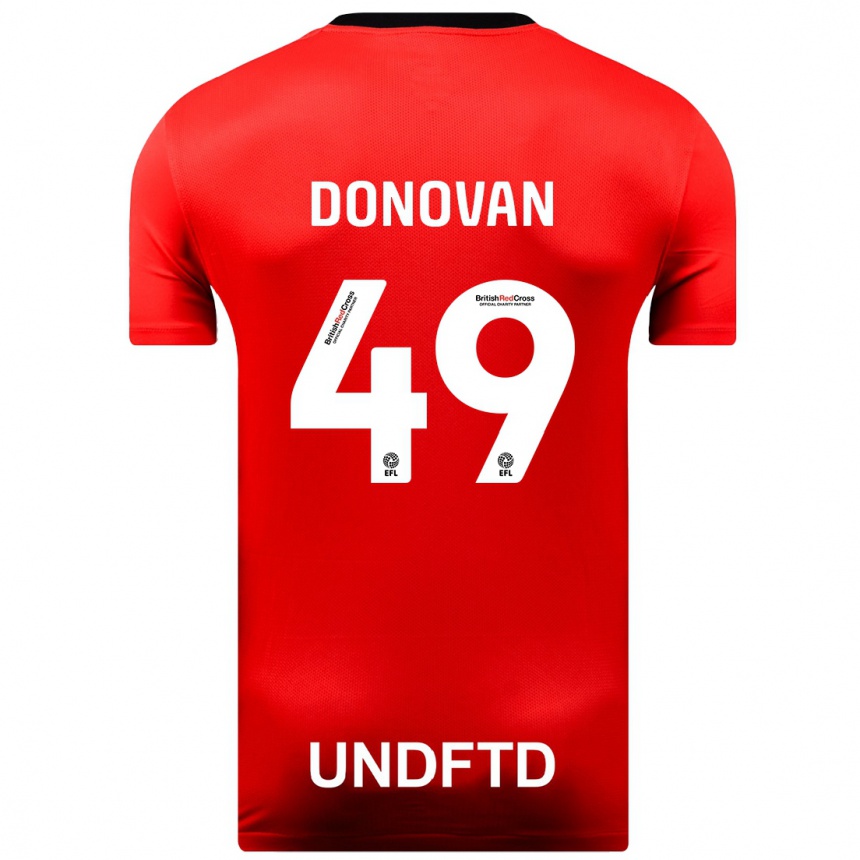 Vaikiškas Romelle Donovan #49 Raudona Išvykos Marškinėliai 2023/24 T-Shirt