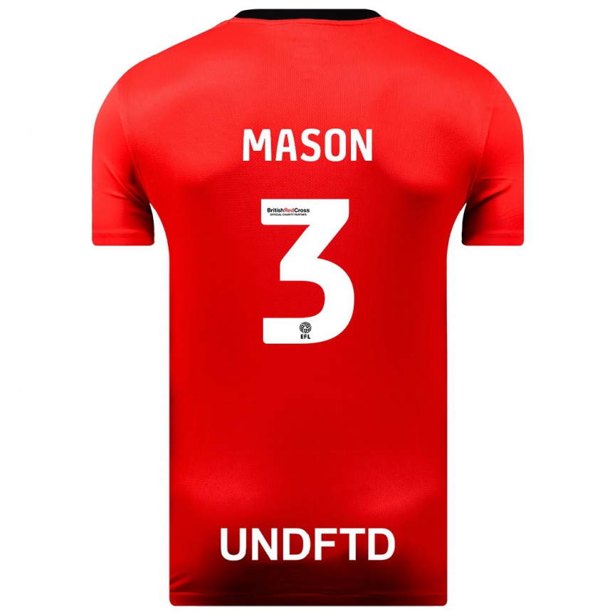 Vaikiškas Ellie Mason #3 Raudona Išvykos Marškinėliai 2023/24 T-Shirt