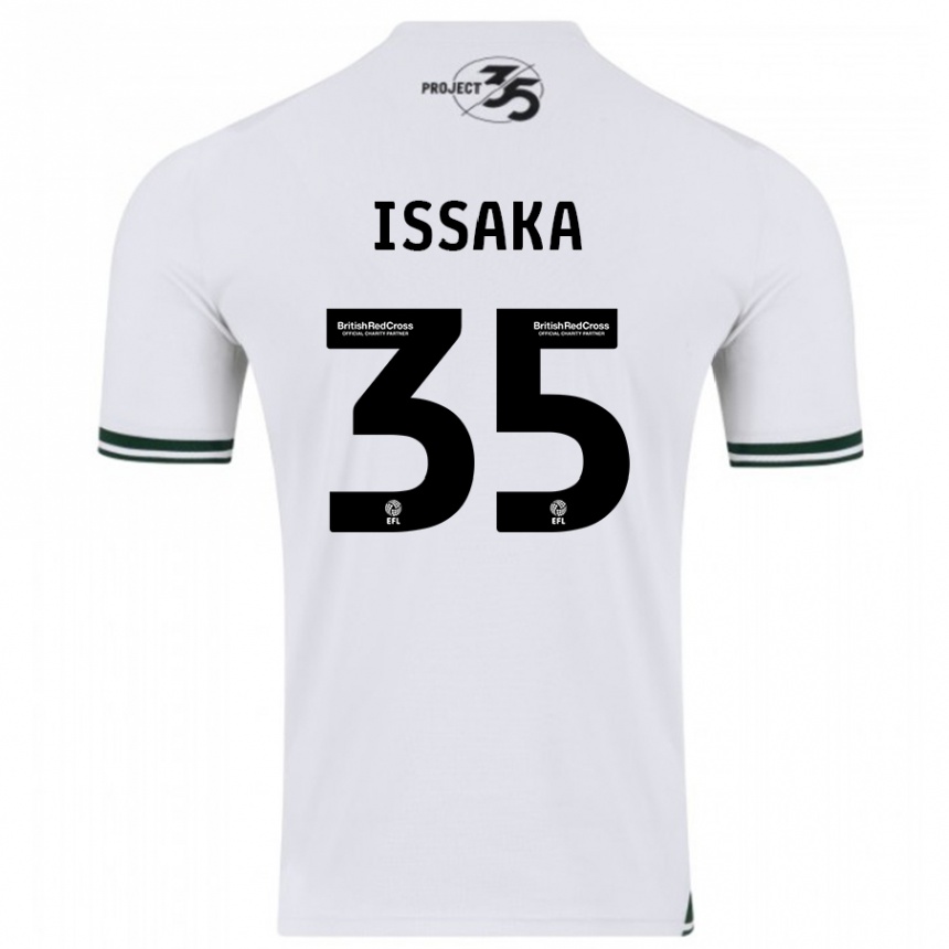 Vaikiškas Freddie Issaka #35 Baltas Išvykos Marškinėliai 2023/24 T-Shirt