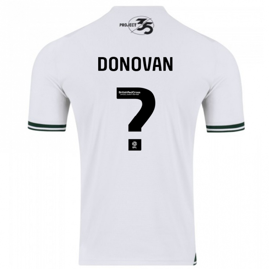 Vaikiškas Henry Donovan #0 Baltas Išvykos Marškinėliai 2023/24 T-Shirt